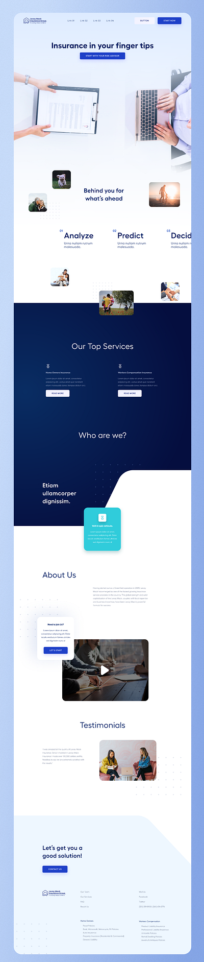 REBOUND : Creative Web Design for an Insurance Co business creative design designers dribbble dribbbleui health insurance light theme rebound trading ui ui design ui ux design ux ux design web design web ui design website website design