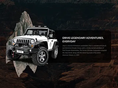 Jeep adventure adventure after effects bike branding car design graphic design hills illustration jeep logo offroad typography ui ux vector