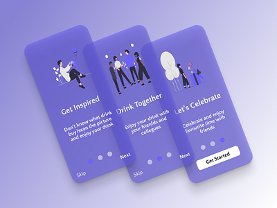 Onboarding Screen For Celebrating Function.. app branding design graphic design illustration logo motion graphics ui vector