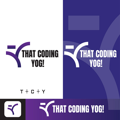 That Coding Yogi Logo Design business codelogo design designer dm freelancedesigner graphic design logo logodesign me softwareengineer softwarelogo