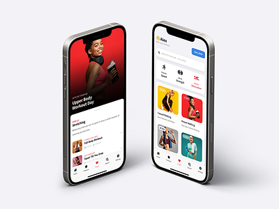 Fitness App Template | Sticky Mobile - Mobile Kit & PWA android app app template daily ui design fitness fitness app fitness coach gym gym app ios iphone mobile sidebar sport sport app sport website ui ui design ux