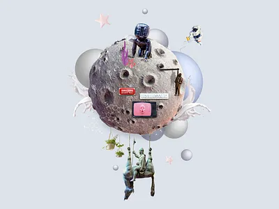 Prague collage adobe photoshop collage collage design graphic design illustration