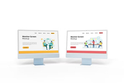 Free Display Screen Mockup abstract apple clean device display display font imac laptop mockup monitor presentation realistic screen screen mockup screen mockups showcase simple theme ui ux