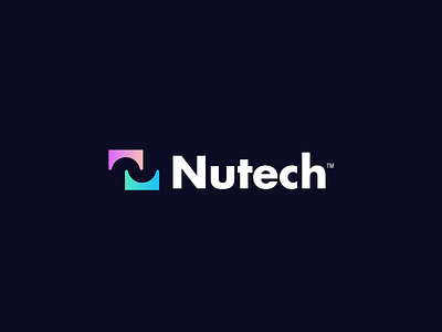 Logo design for Nutech abstract brand identity branding branding design corpora design ecommerce logo fintech gradient letter n logo design logo designer minimal logo n n logo startup logo tech logo