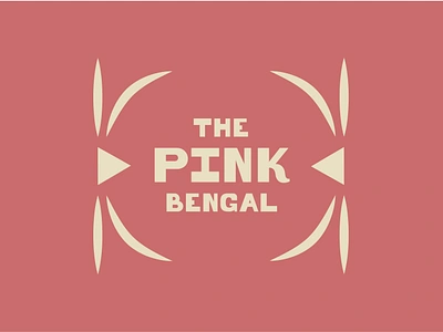 The Pink Bengal Hotel Logo boutiquebranding branddesign brandidentity branding denverdesigner design graphic design hotelbranding illustration logo ui