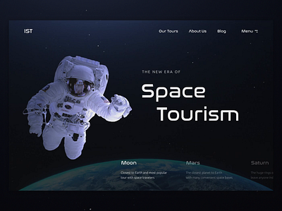 Space Tourism Website 3d animation design figma nasa space space tourism spasex tourism ui website