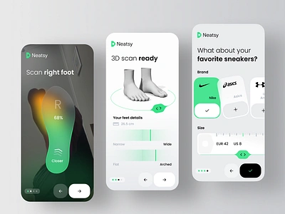 Neatsy App — AI doctor in a phone ai app design development doctor ehr elr health issues lis lri lrr mobile phin phr pmr ui ux