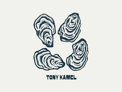 Tony Kamel Apparel Art apparel austin gulf coast illustration logo music oysters seagull texas tony kamel typography