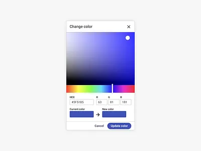 Maxxton - Color picker app color color picker colour design input saas ui