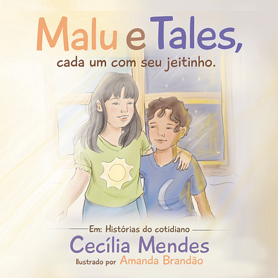 Book - Malu e Tales, cada um com seu jeitinho. book graphic design illustration