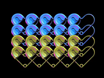 Unity Flag of Ukraine design flag heart illustration love pin pins ukraine unity vector