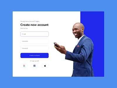 Sign up page Inspiration design prototype sign up ui design ux design