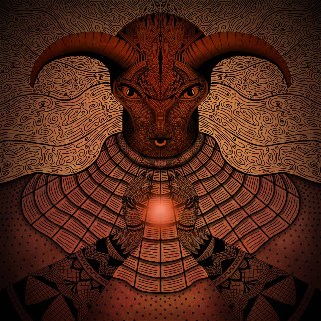 Spiritual Bull / Illustration art character design illustration photoshop