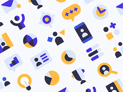 Icon set branding icon illustration ui vector