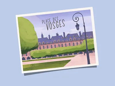 Place Des Vosges 🤍 architecture beautiful branding chic city cityscape design france french graphic design illustration lettering logo love paris park ui ux vector
