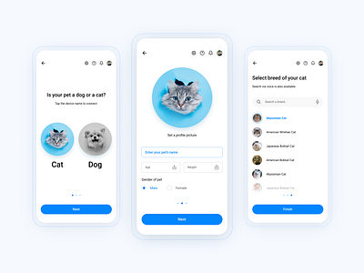 Pet Food Dispenser UI - Onboarding app ui branding design device ui food dispencer illustration minimal ui ux web website