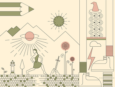 Sounds design illustration vector