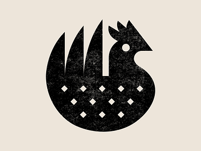 Ruffed Grouse bird geometric grain grit grouse halftone icon illustration logo nature new england pennsylvania retro ruffed grouse symbol texture vintage