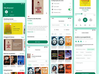 Skeelo - App Redesign app design mobile product design reading reading app redesign ux