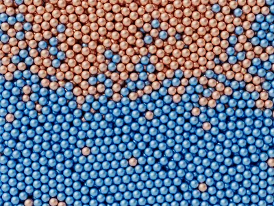 Fill the gap 3d abstract animation blue design digitalart gold houdini illustration motion graphics redshift3d sphere