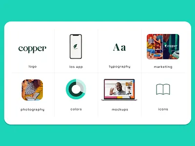 Copper Books: Design Systems branding design designguidelines designsystems figma guidelines illustration ios logo marketing mobile playbook ui uidesign uxdesign web