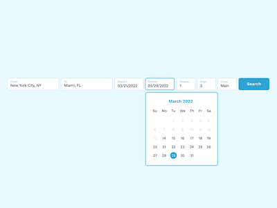 DailyUI #80 : Date Picker dailyui design ui