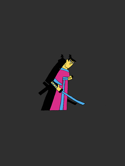 Samurai Jack 2000 animation art cartoon cartoon network childhood design drawing dribbble illustration ipad japan nikoleta angelova nostalgia palette samurai sketch sketch book vibrant warm up