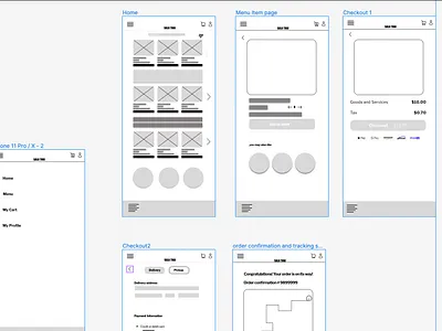 UI- Sala Thai Delivery App branding graphic design ui ux