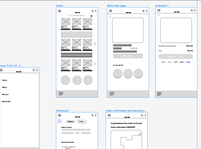 UI- Sala Thai Delivery App branding graphic design ui ux