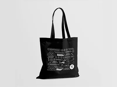 Tote bag analytics bag branding canvas bag cloud conference data digital illustration illustration mockup search swag swag bag thoughtspot tote tote bag vector
