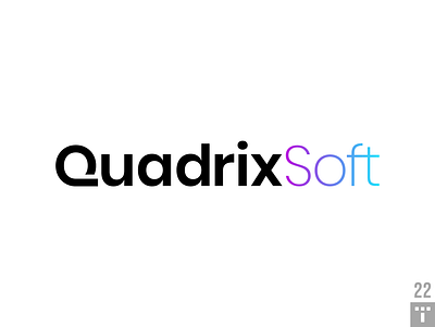 Quadrix Soft - Logo Design app icon design logo logo design logotype minimal
