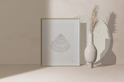 Minimalistic Scene With Frame Mockup And Tableware graphicdesign