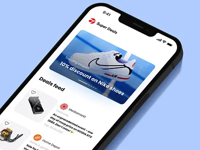 Super Deals – deals & coupons iOS App app coupon deal design ecommerce flat minimal mobile ui user interface design ux web