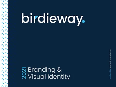 Birdieway - Brand Identity birdie blue branding business cards clean corporate golf identity investment logo minimalistic modern stationery