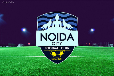 Noida City Football Club - Sports Branding branding football football logo graphic design logo sports branding
