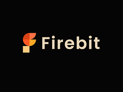 firebit ai bit blockchain branding cybersecurity digital energy fast fire flame gaming ignite innovation intelligence logo pixel power solution speed tech