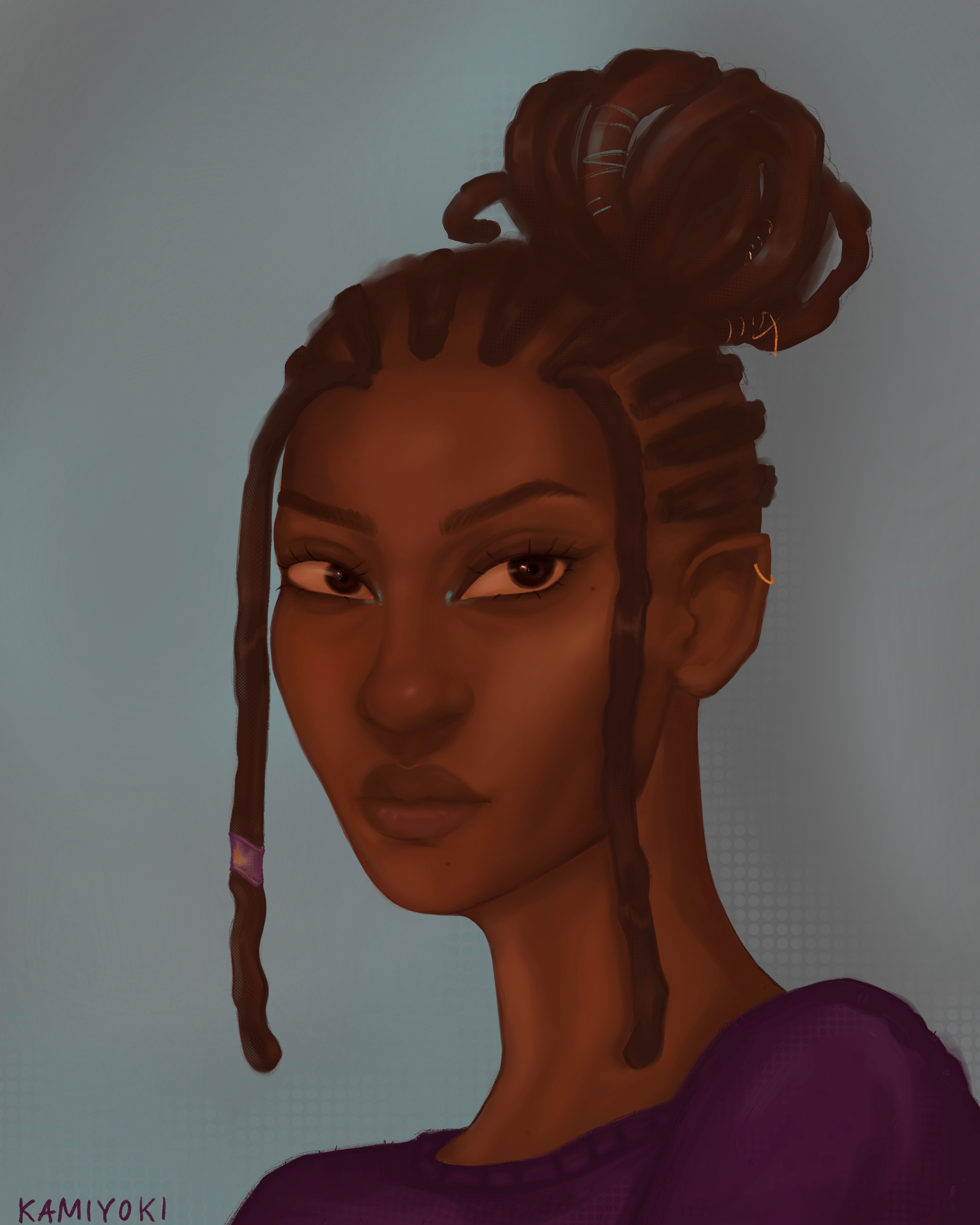 Kami art design illustration procreate