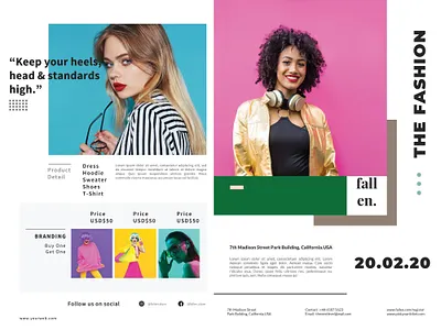 Fashion Flyers fashion business fashion flyer fashion poster fashion template flyer design