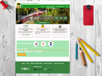 RAILWAY branding dailyui design graphic design illustration logo mobile app ui ux vector