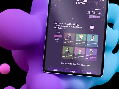 MetaSquare St app design crypto graphic design metaverse nft nft app page design ui ui design uiux web design website design