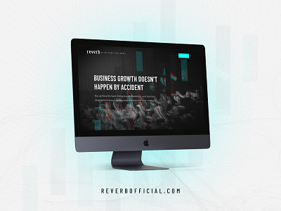 Reverb Landing Page Debut biz dev branding business development design reverb ui ux web website