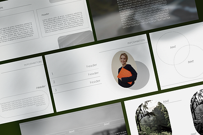 PowerPoint Presentation in minimalistic style minimalism powerpoint presentation template web design wellness