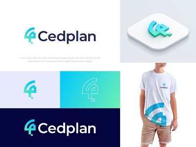 Cedplan - Logo Design abstract logo best logo design brand identity branding c logo cp cp letter logo creative logo design letter logo logo logo design logo mark logo trend 2022 minimal logo modern logo pc logo professional logo tech technology visual identity design