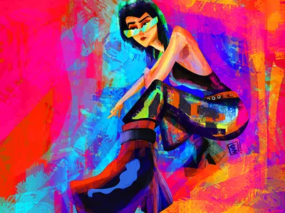 JEssie character design digital graphic design ill illustration style vector
