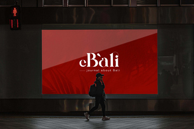 Logo eBali for an online magazine branding graphic design logo брендинг