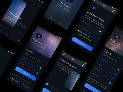 Cosmo View (Multi purpose app) part6 login register reset sign in sign up