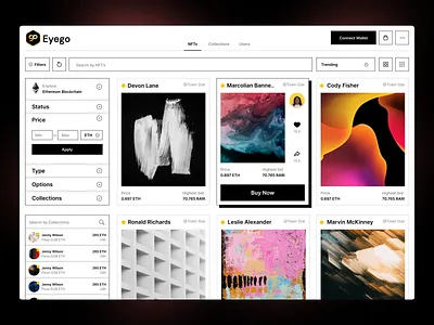 NFT marketplace animation app branding brutalism cash crypto dashboard design e money finance galaxy illustration landing page logo nft project stock ui ux vector