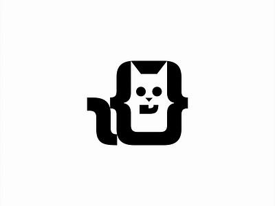 Coding Cat Logo branding cat coding colon curly braces design geometric identity illustration kitty logo mark mascot pet programming semicolon software symbol tech vector