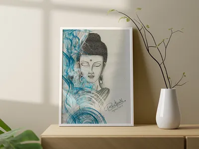 Budhha Sketch & Digital art art art gallery sketch