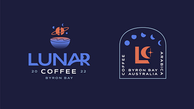 Lunar Coffee branding coffee design icon illustration logo packaging